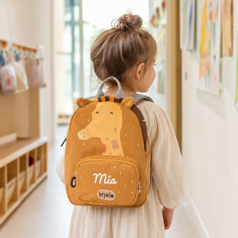 Trixie Kindergartenrucksack Giraffe, Klein 5,25 L, ab 2 Jahren