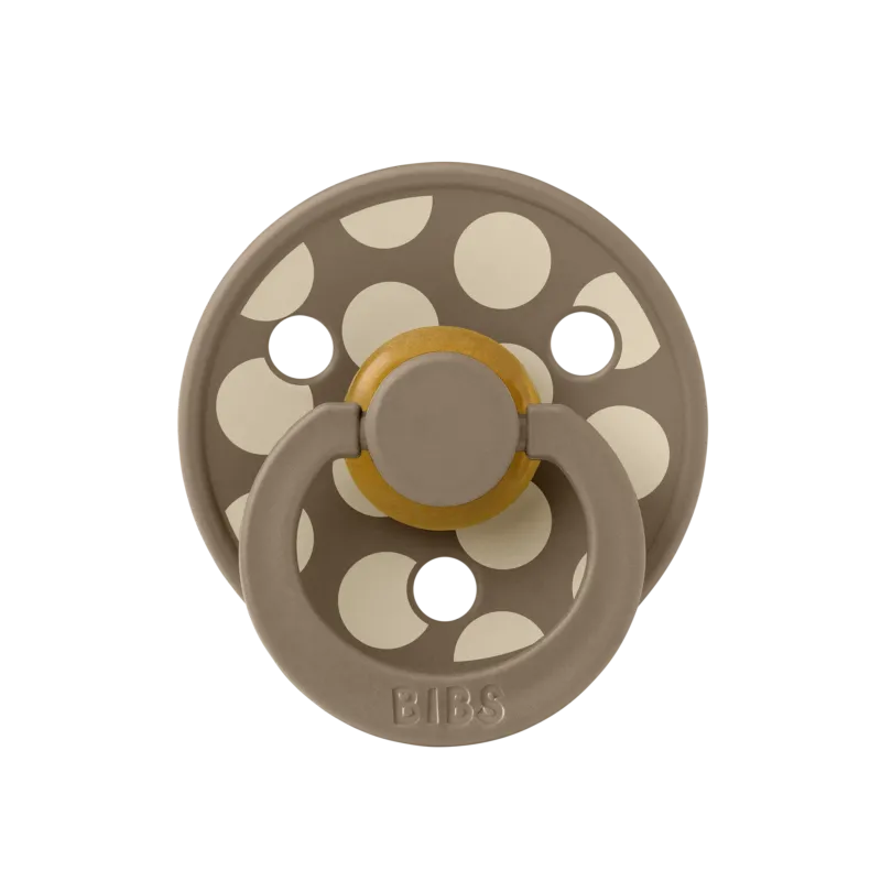 STUDIO Colour Pacifier Polka - Dark Oak/Vanilla