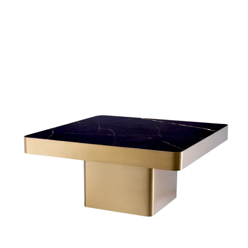 Square Pedestal Coffee Table Luxus | Eichholtz Miami