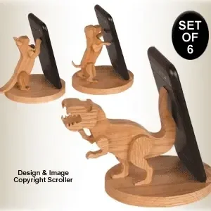 3D Cell Phone Stands Pattern Set - Downloadable - The Winfield Collection