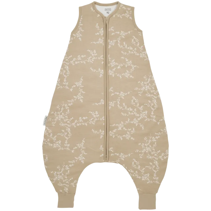 Meyco Schlafsack Jumper gefüttert interlock jersey Branches Sand Studio