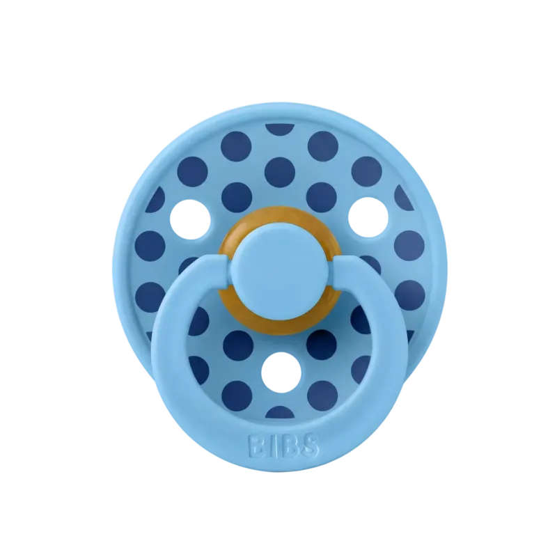 STUDIO Colour Pacifier Polka - Breeze/Cornflower