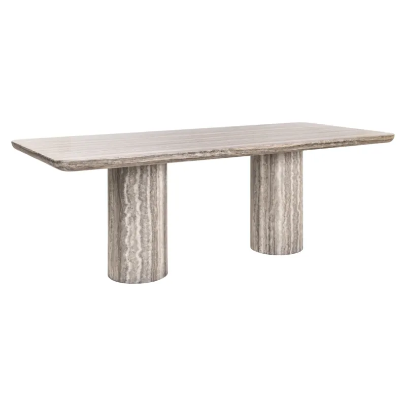 Richmond Interiors Marmor Esstisch Dulce grau | 225 cm