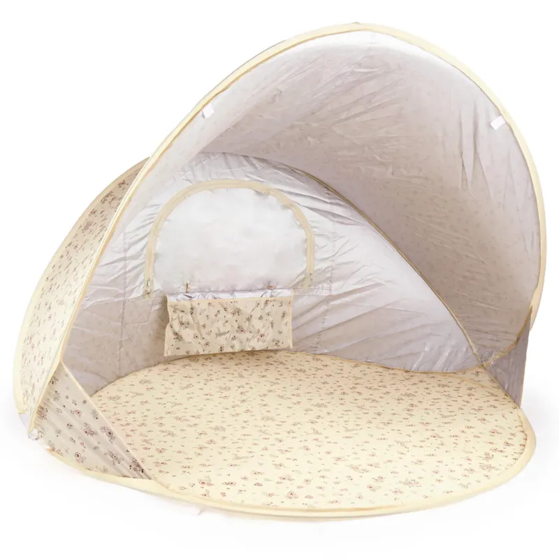 POP UP STRANDMUSCHEL VINTAGE FLOWERS