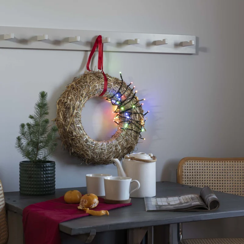 Konstsmide Micro LED-Lichterkette, bunt, 30V Innentrafo, 100 LEDs pic2 36407