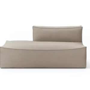 Catena Sofa Open End Left L300 in natural cotton linen
