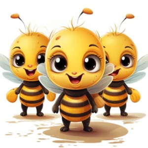 Motivtransfer 2805 Lachende Bienen