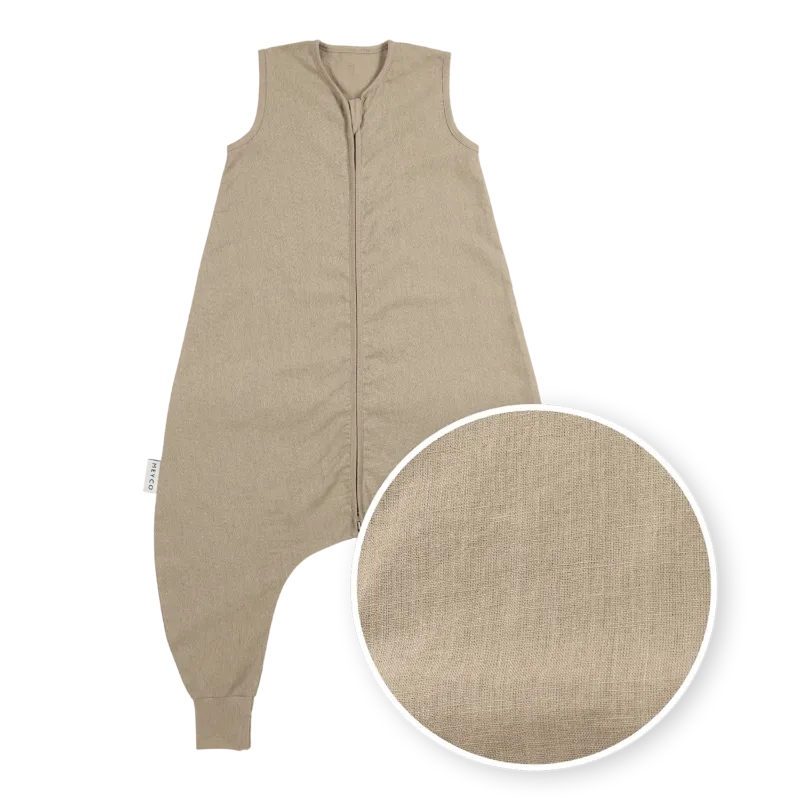 Meyco Schlafsack Jumper ungefüttert Leinen Taupe Studio