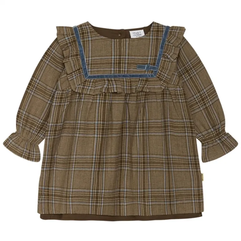 Hust & Claire Mini Dark Earth Kiana Klänning