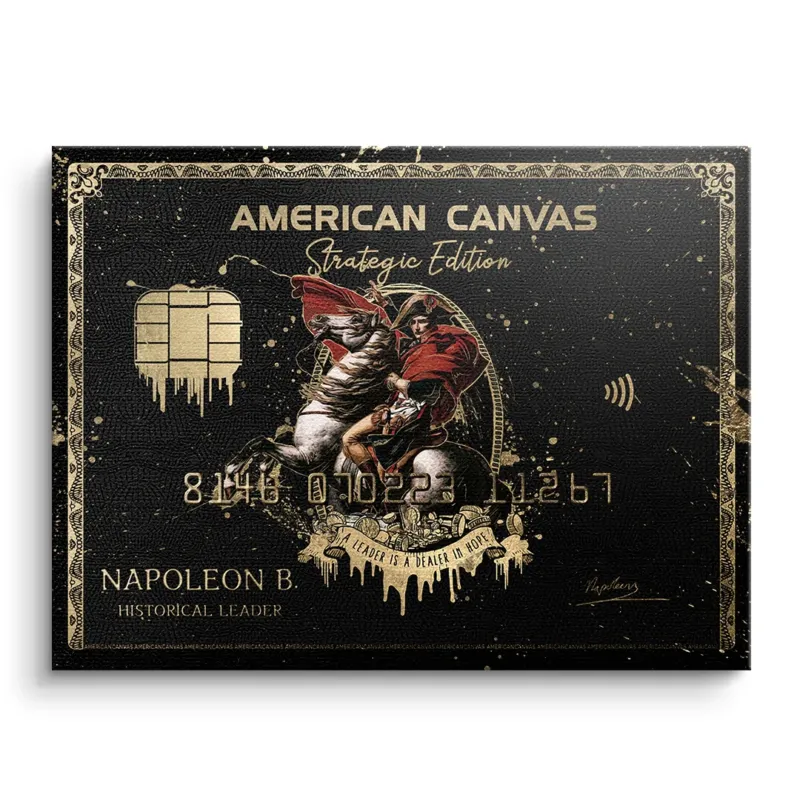 DOTCOMCANVAS Leinwandbild Royal American Canvas Napoleon ohne Rahmen