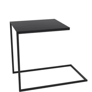 Beistelltisch Schwarz aus Stahl – minimalistischer Metalltisch