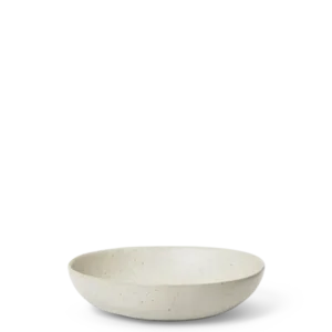 Flow Bowl large in off-white speckle