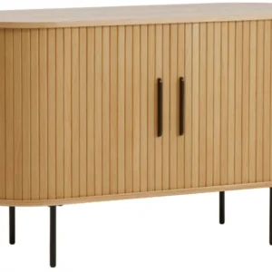Kommode Gativel 120 cm mit Lamellen in natürlicher Eiche