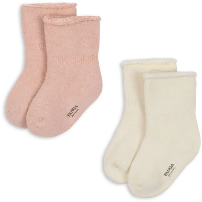 Konges Sløjd Fanga Cameo Rose Vicino 2 Pack Terry Strumpor