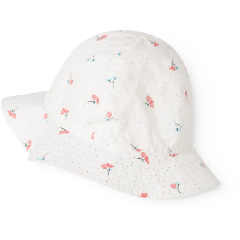 MarMar Poplin Poppy Alba Baby Long Sun Mössa