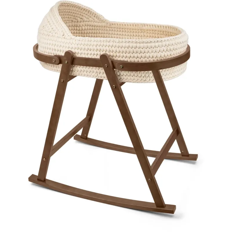 Moonboon Nature Crocheted Moses Korg Och Stand (Bundle)