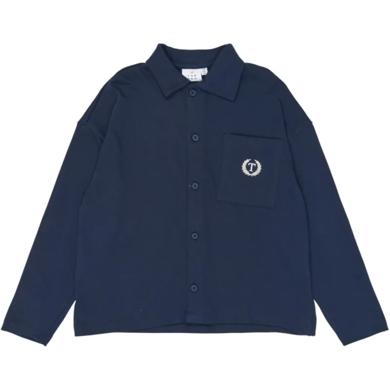 The New Navy Blazer Tnvictor Os L_S Cardigan