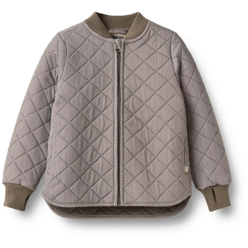 Wheat Brown Stripe Thermo Jacka Loui