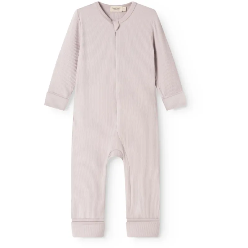 MarMar Modal Cloud Gray Rompy Zip Onesie