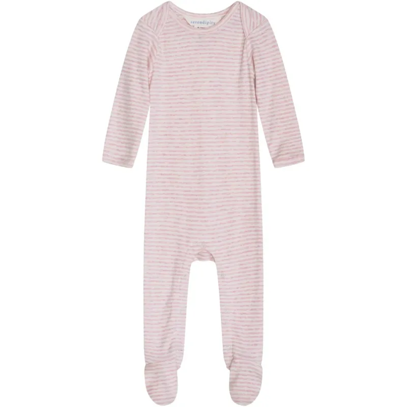 Serendipity Orchid/Offwhite Baby Dräkt Stripe