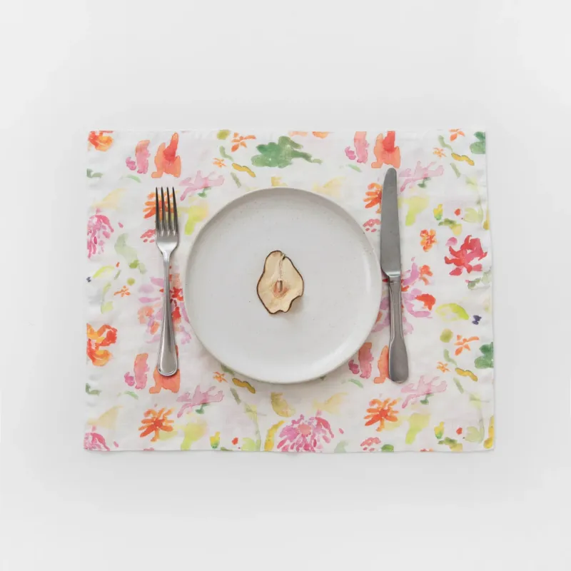 Leinen-Tischset, LIMITED EDITION Wildflower Flow