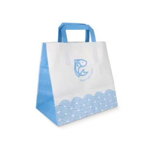 TakeAware.nl Papieren tassen Middel Vis 70 gr. 26+17x25,5cm