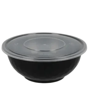 TakeAware.nl Bowl + deksel PP 1000ml zwart