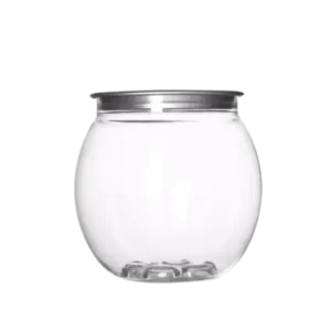 TakeAware.nl PET Can 210ml Bol transparant met #202 FA (Full Aperture) Deksel