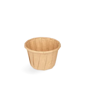 takeaware.nl Saus- en amusebakjes Souffle sausbakje papier 37ml 1,25oz BIO