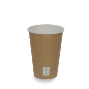 takeaware.nl Koffiebekers Kartonnen koffiebeker 180cc 7.5oz kraftlook