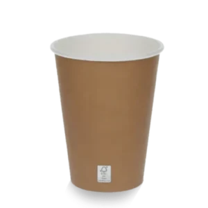 takeaware.nl Koffiebekers Kartonnen koffiebeker 360cc 12oz kraftlook