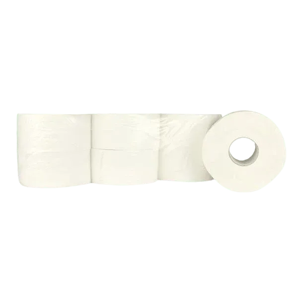 takeaware.nl Toiletpapier Toiletpapier Mini Jumbo 2-laags cellulose 150 meter hoogwit