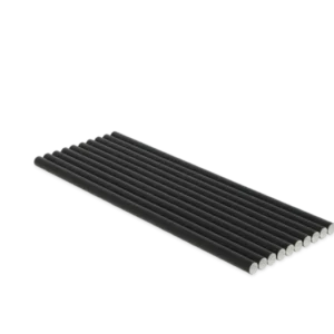 takeaware.nl Rietjes Papieren rietjes zwart 230x8mm BIO