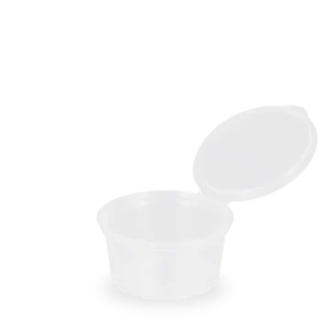 takeaware.nl Saus- en amusebakjes Covercup met vaste deksel 28cc