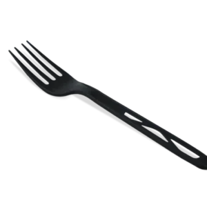 takeaware.nl Bestek Herbruikbare vork 170mm CPLA zwart BIO