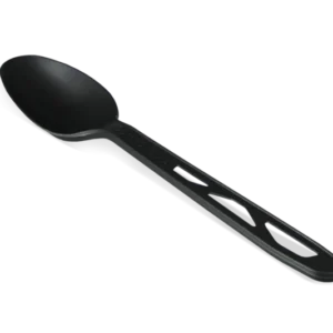 takeaware.nl Bestek Herbruikbare lepel 160mm CPLA zwart BIO