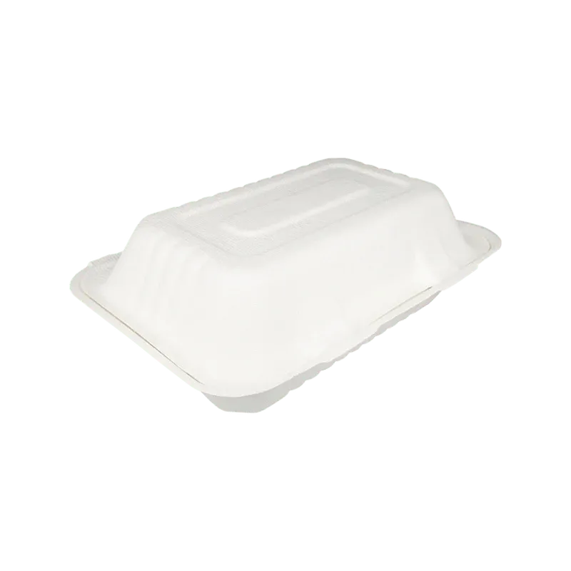 takeaware.nl Maaltijdbakken en schalen Lunch/loempia box IP10 suikerriet BIO