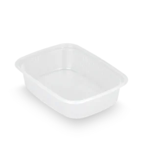 takeaware.nl Saus- en amusebakjes Salade & Saus bakjes 125ml 108mm rechthoekig transparant