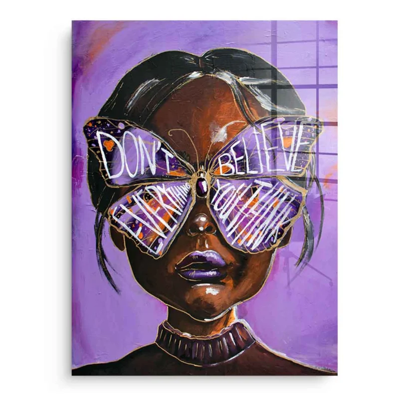 Cute but overthinking - Acrylglas