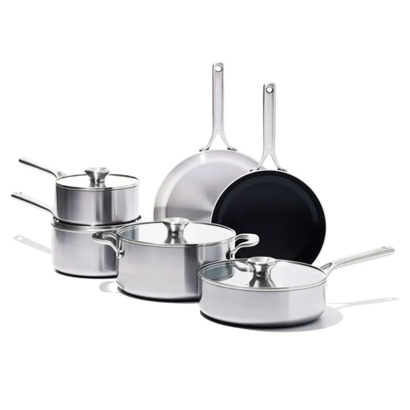 Batería de cocina de acero inoxidable 3PLY Mira OXO