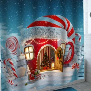 Cool Christmas Shower Curtains Spirit Mug