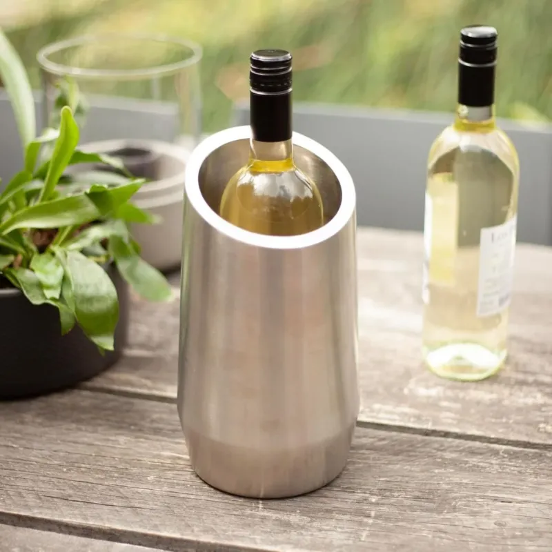 Enfriador de botellas de acero inoxidable de doble pared Leopold Vienna
