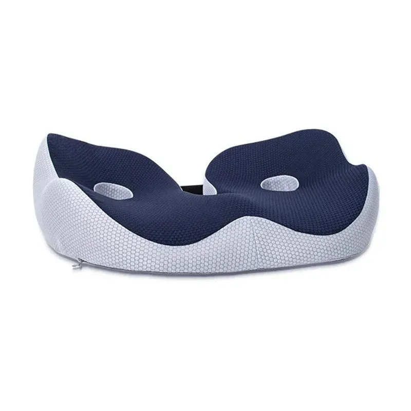 Ergonomic Adjustable Memory Foam Seat Cushion for Tailbone Relief & Comfort 0
