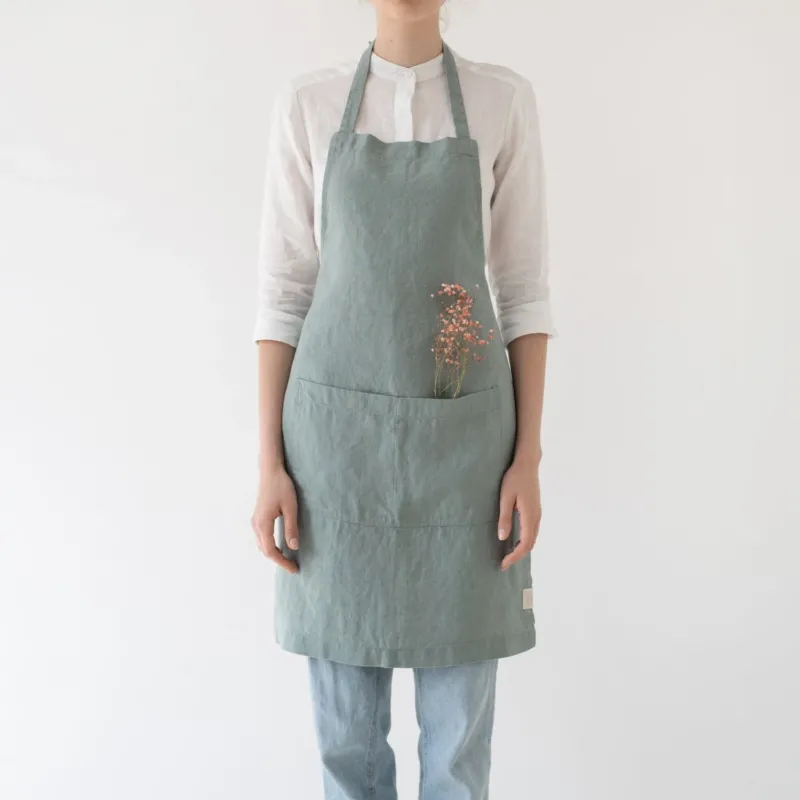 Leinen - Schürze Daily, Green Milieu - Linen Tales