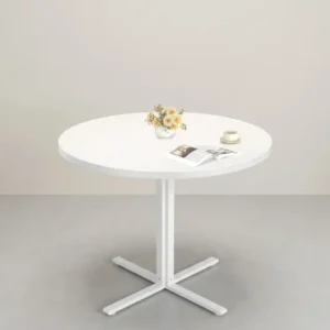 Runder Esstisch Ø 80 cm – Moderner Landhausstil – Hitzebeständig & Wasserabweisend