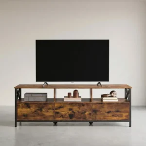 TV-Möbel - Für TV Bis 65 Zoll - Großzügiger Stauraum - 147 cm Breit