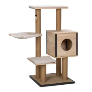Designed By Lotte Kratzbaum Nela – Holz 56 × 56 × 124 cm braun
