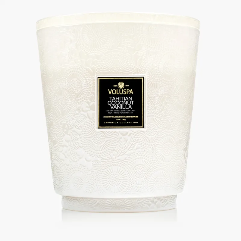 Voluspa 5-Docht Duftkerze Tahitian Coconut Vanilla | 3,5 kg