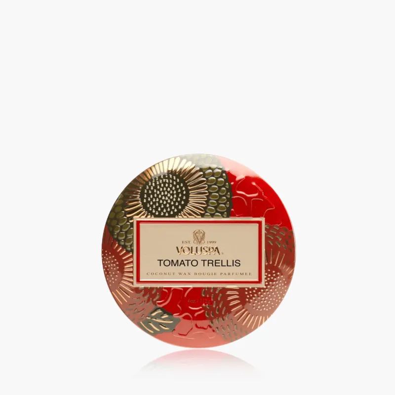 Voluspa Duftkerze Tomato Trellis Minidose mit Deckel