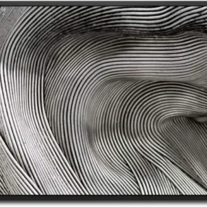 Abstrakte Kunst ca. 130x70cm Wandbild inklusive Schattenfugenrahmen schwarz - Panorama Leinwand Bild XXL Format Wandbilder Wohnzimmer Wohnung Deko Kunstdrucke